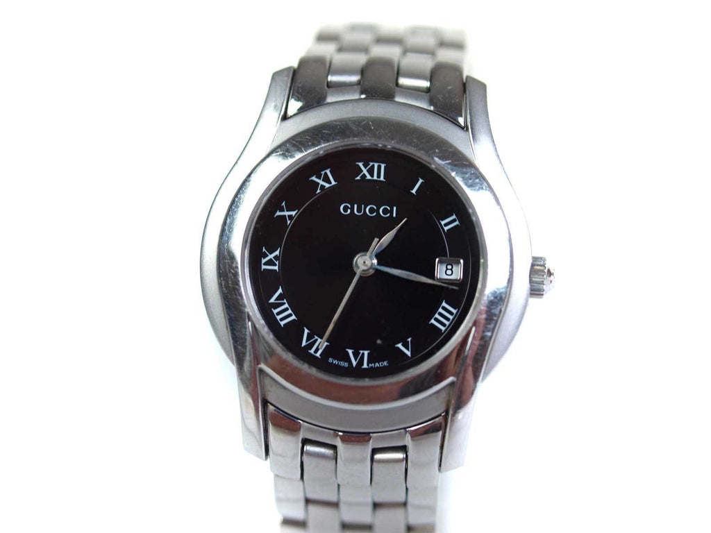 タイムセール 半額 Quartz Dial Black Date 5500L GUCCI Ladies GW1626 Watch 時計